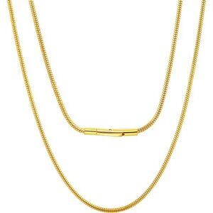 Braided Leather Necklace Wax Rope Chain, 2/3mm Width, With Snap Clasp